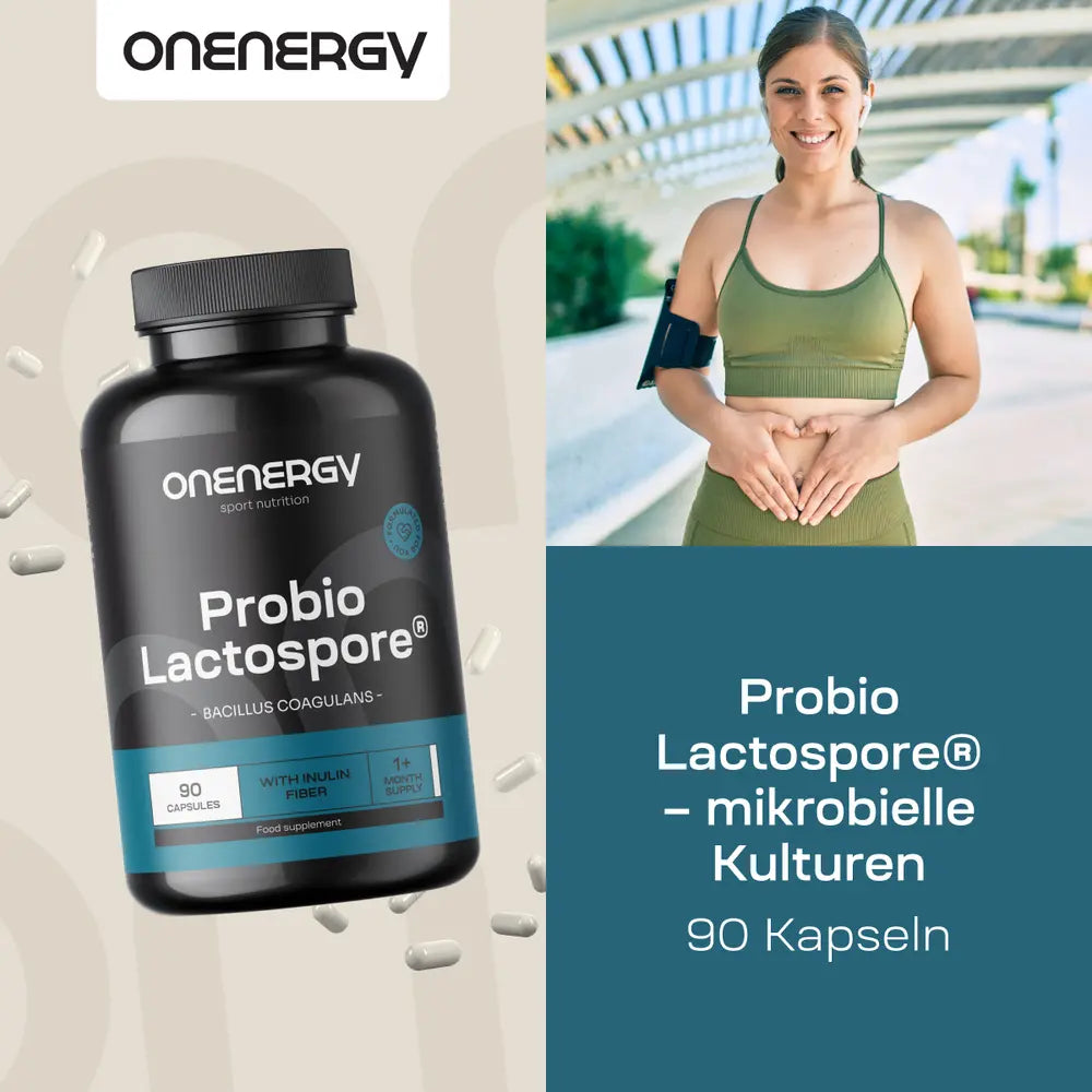 OnEnergy | Probio Lactospore® – mikrobielle Kulturen mit Inulin – 90 Kapseln