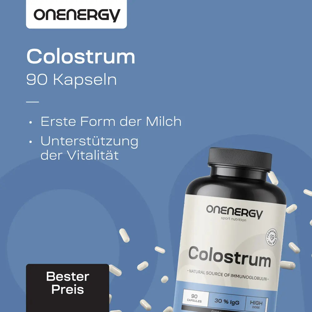 OnEnergy | Colostrum 30 % IgG – 90 Kapseln