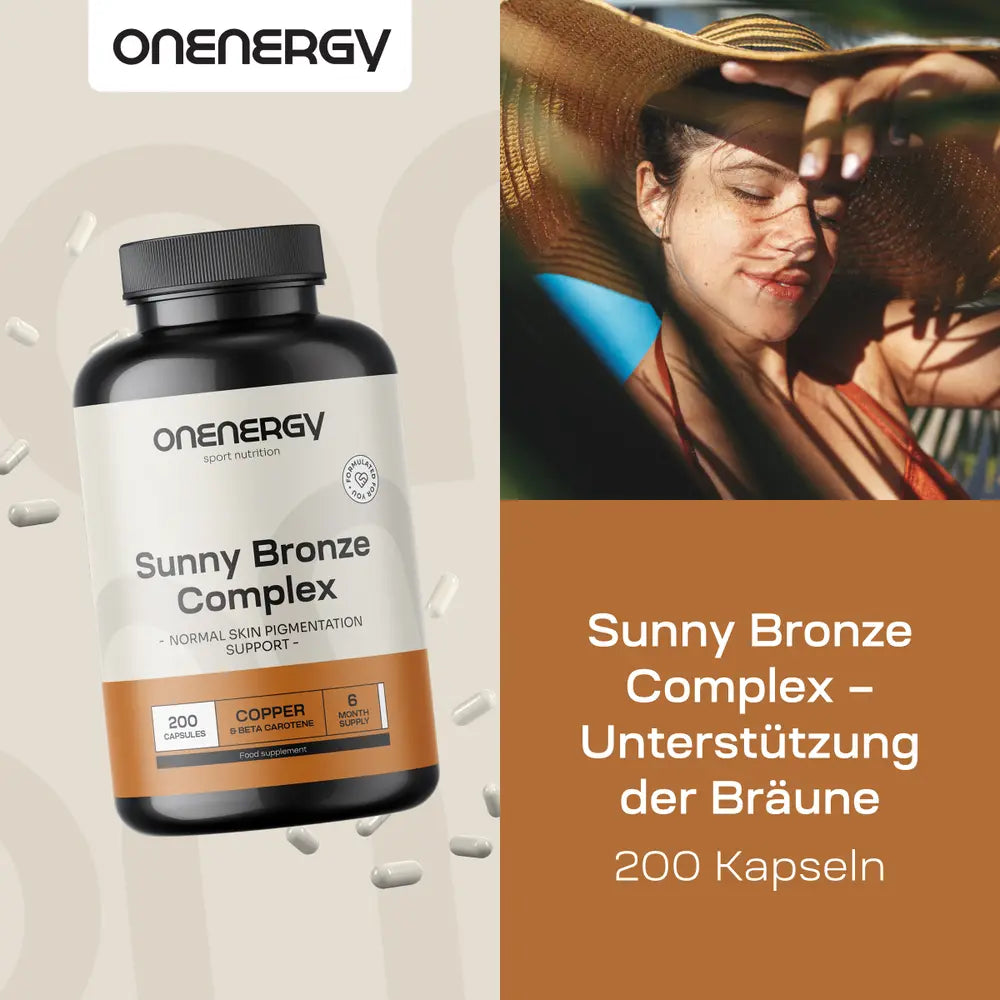 OnEnergy | Sunny Bronze Complex – Unterstützung der Bräune – 200 Kapseln