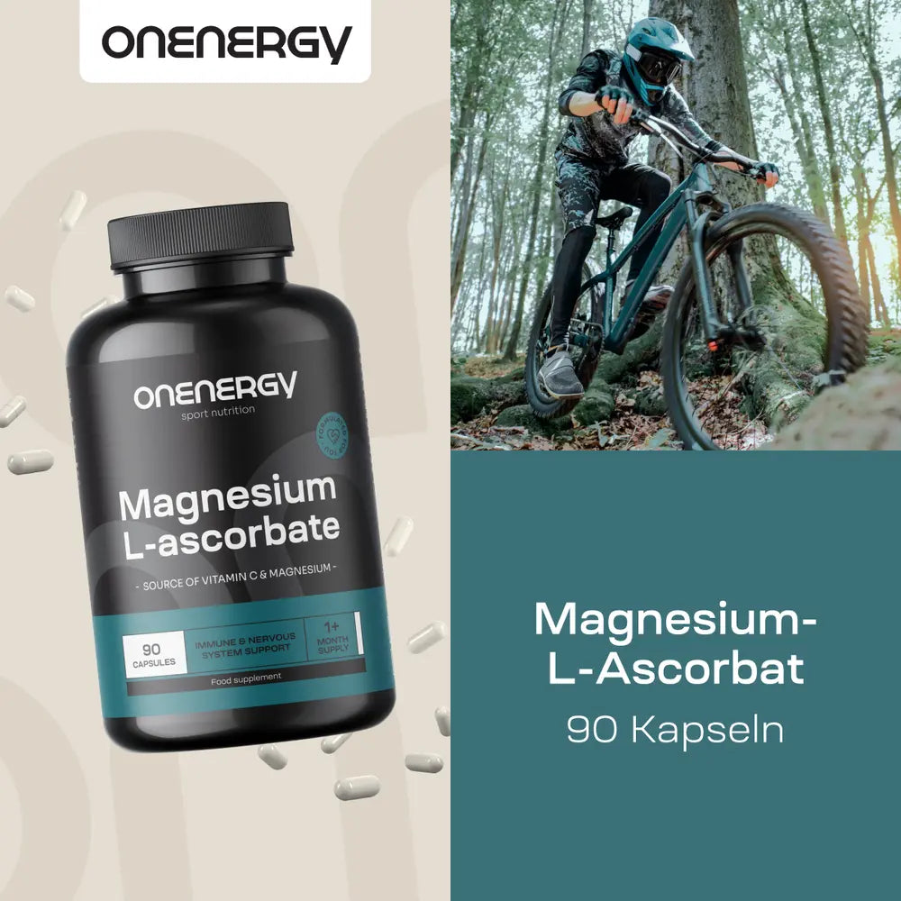 OnEnergy | Magnesium-L-Ascorbat – 90 Kapseln