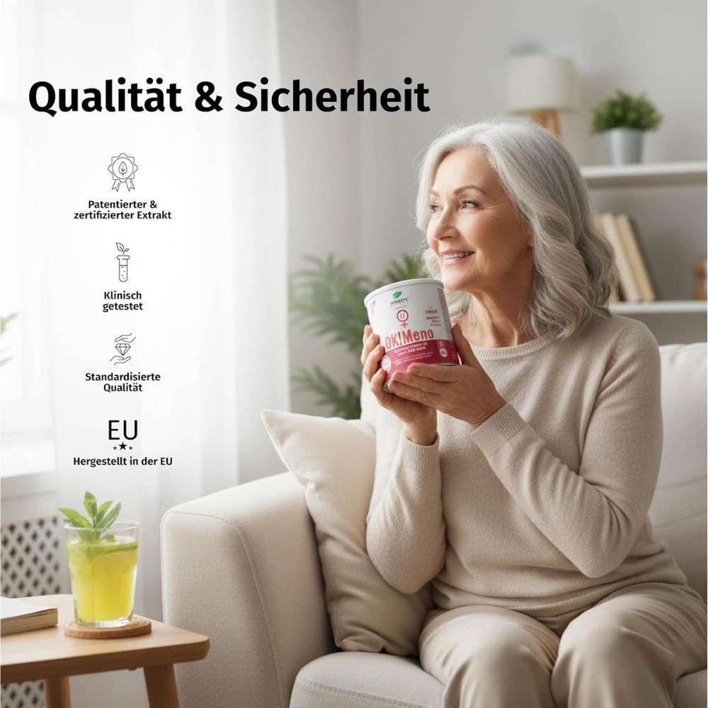 Nature's Finest | OK!Meno – Menopause-Komplex mit Lifenol®, Ashwagandha & B-Vitaminen – 150 g