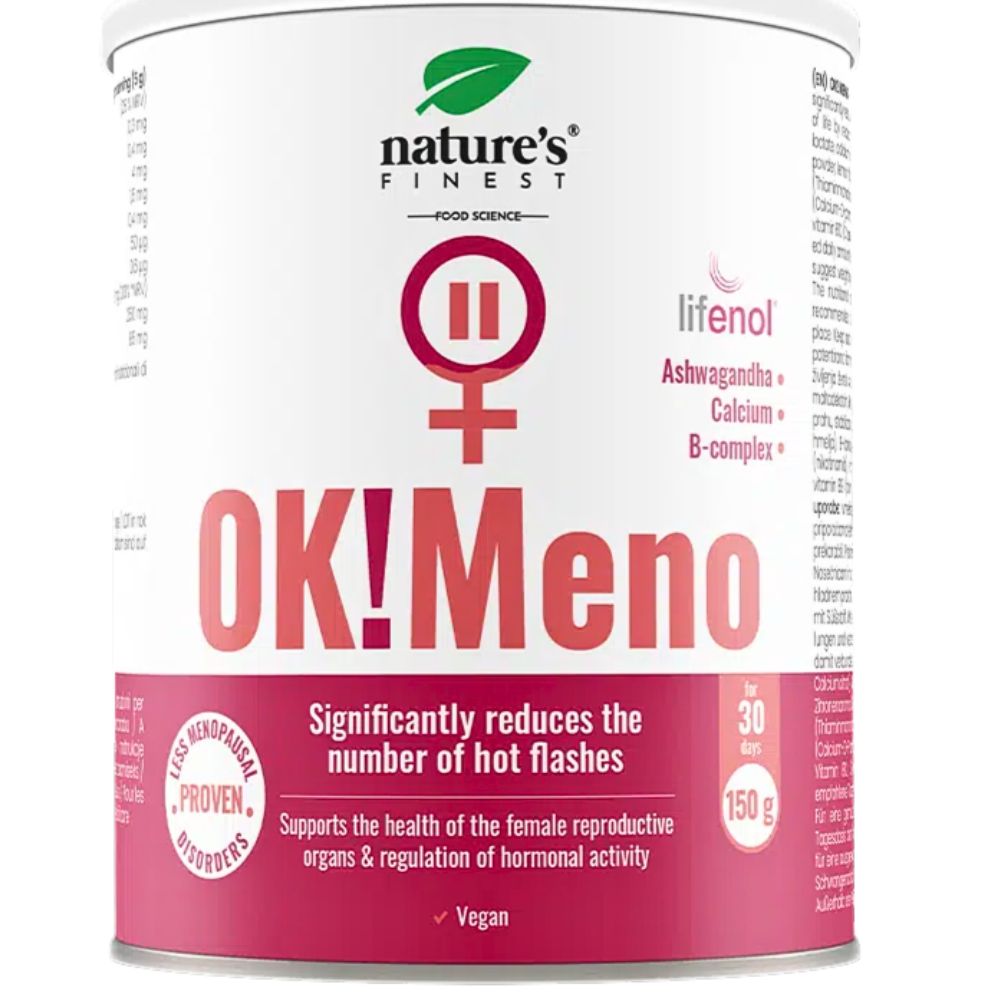Nature`s Finest | Ok!Meno gegen Hitzewallungen, Wechseljahre & Menopause