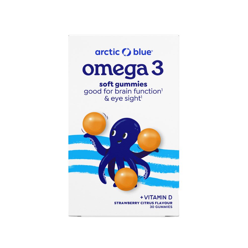 Arctic Blue Omega-3-Gummis DHA + EPA mit Vitamin D3 - MSC (30 Gummibärchen)