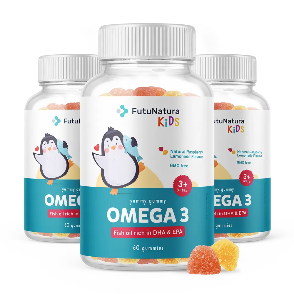 FutuNatura | Omega-3 Gummies für Kinder – zur Unterstützung des Gehirns und der Sehkraft