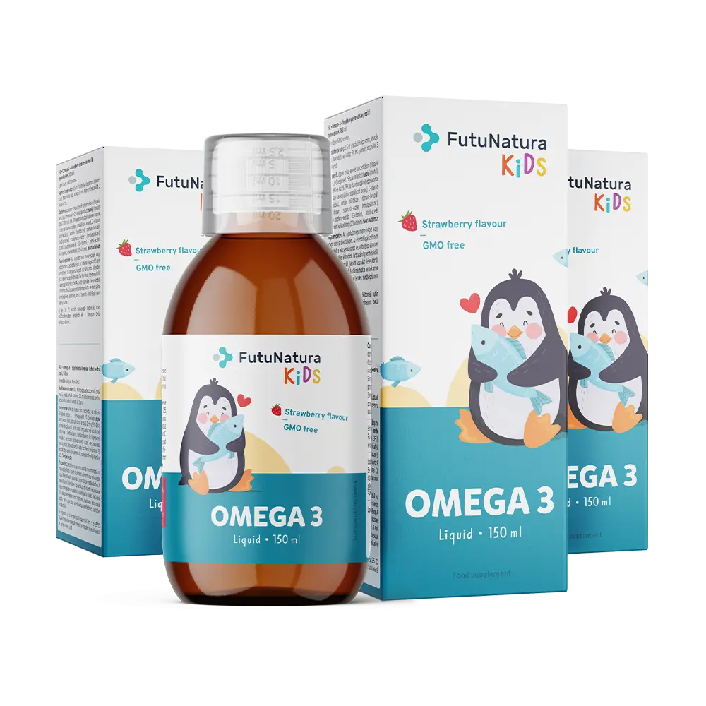 FutuNatura | Omega 3 – Flüssige Nahrungsergänzung für Kinder - 150ml / 450ml