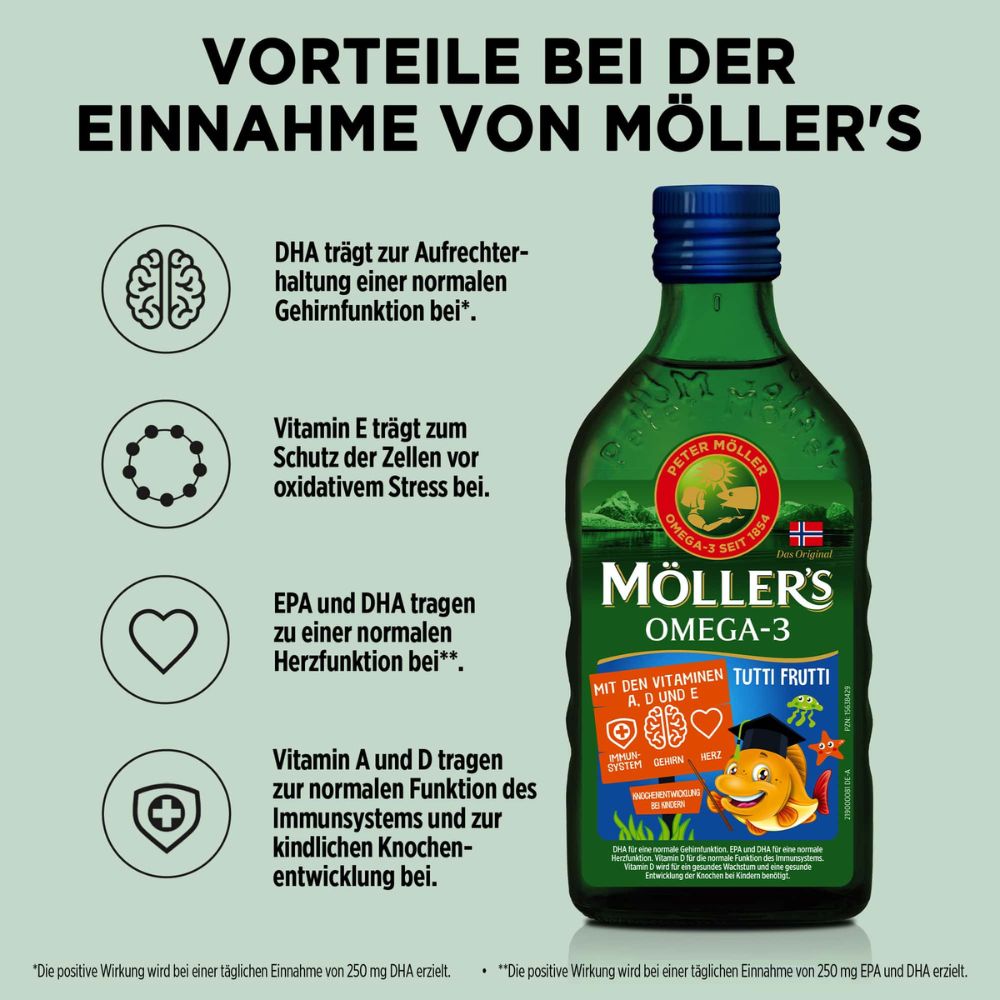 Möller’s Omega-3 Kids Fruchtgeschmack - 250ml