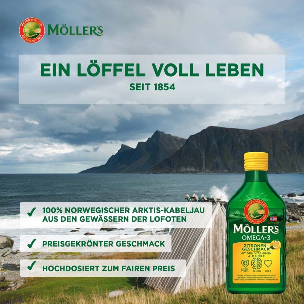 Möller’s Omega-3 Zitrone - 250ml