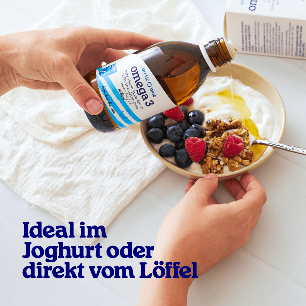 Arctic Blue Full Spectrum Omega 3 Fischöl mit Vitamin D - 150ml
