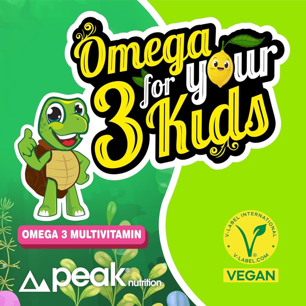 peak nutrition | Omega 3 for your Kids Multivitamin Tropfen für Kinder mit DHA + EPA - 20 ml