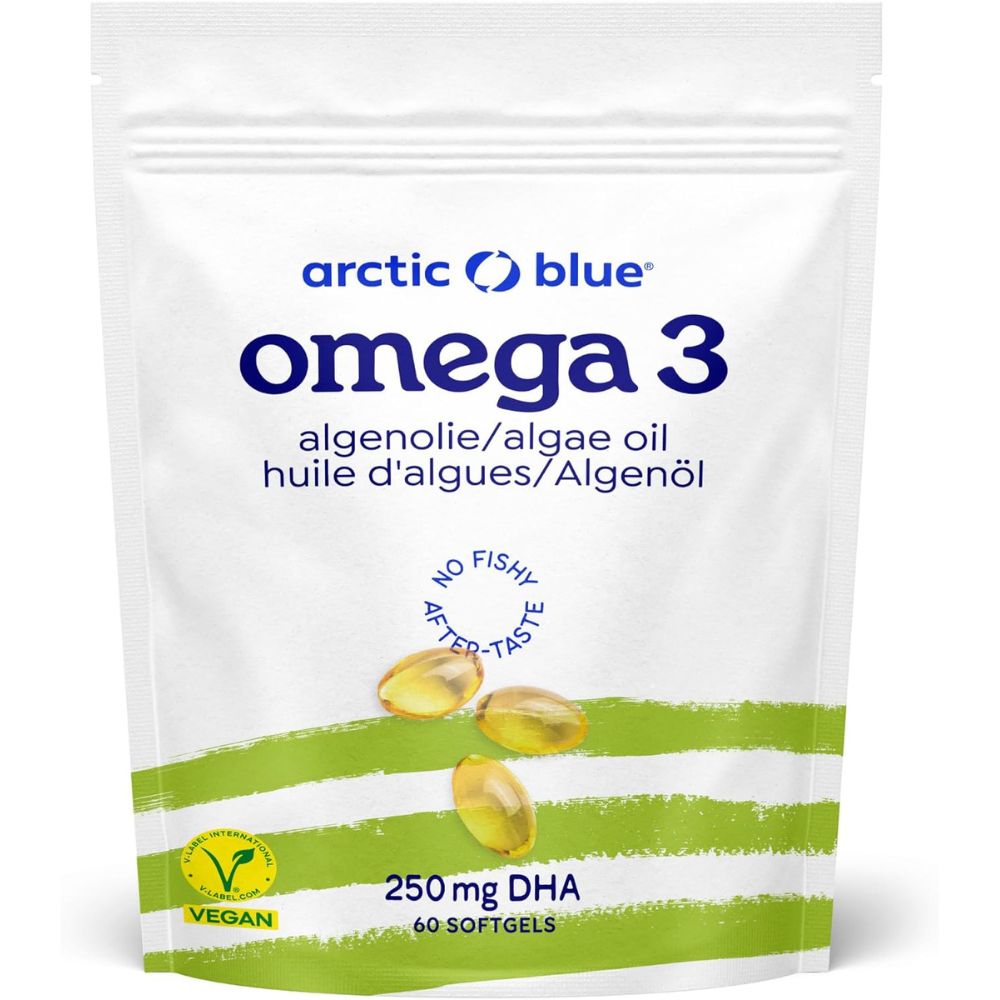 Arctic Blue | Omega 3 Algenöl DHA - Vegan - 60 Weichkapseln
