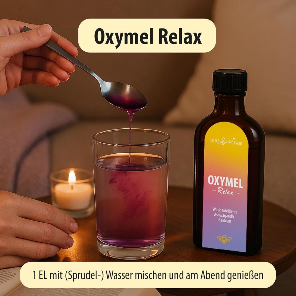 Little Bee Fresh | Oxymel Relax für innere Ruhe & Ausgleich - 150 ml