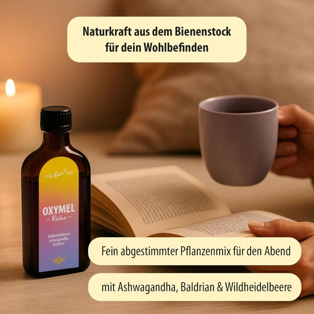 Little Bee Fresh | Oxymel Relax für innere Ruhe & Ausgleich - 150 ml