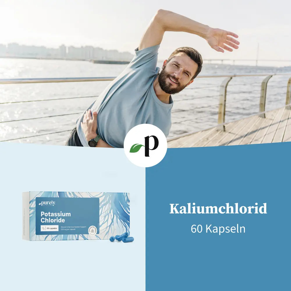 Purely | Potassium Chloride für die Körperliche Vitalität - 60 Kapseln