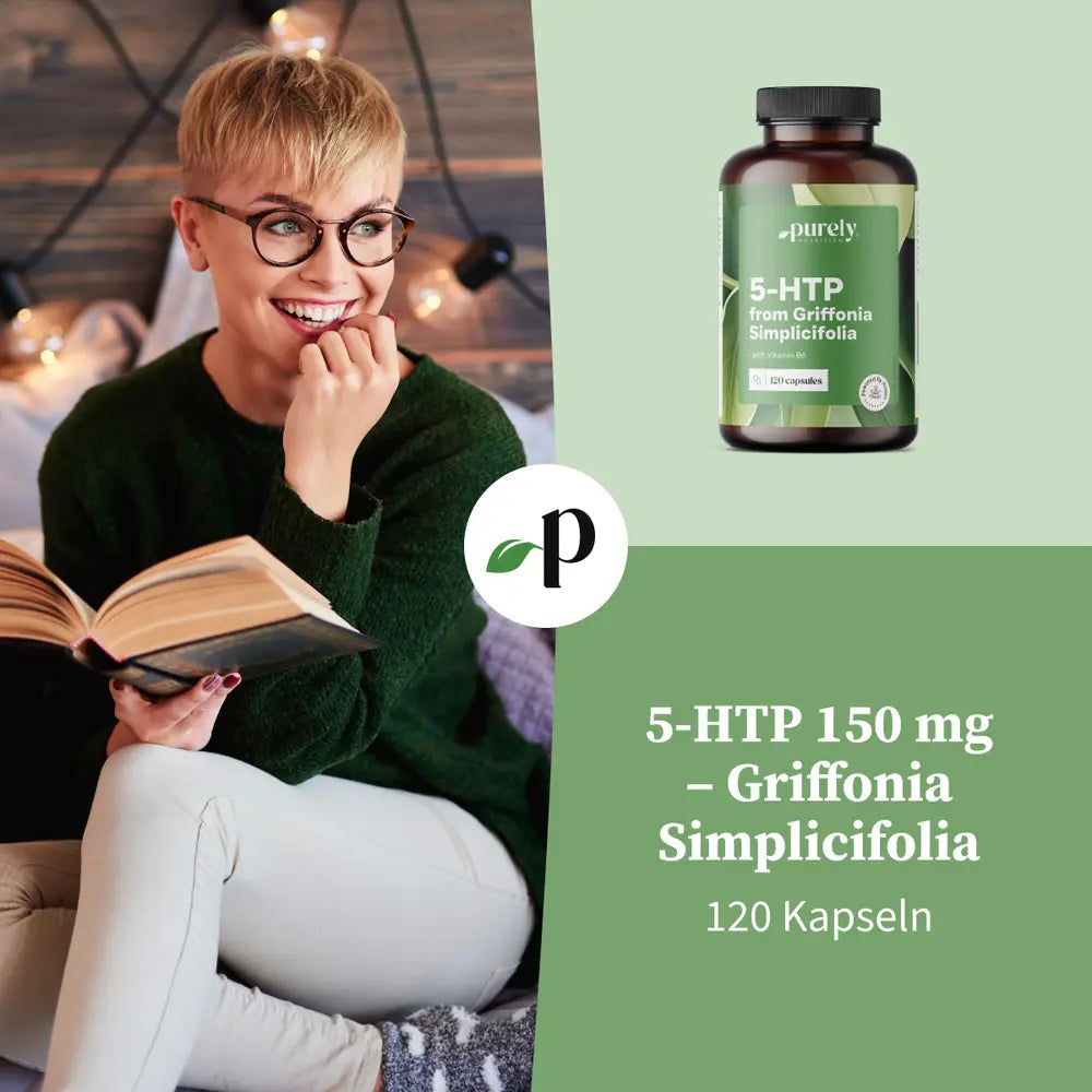 Purely | 5-HTP 150 mg – Griffonia simplicifolia - 120 Kapseln