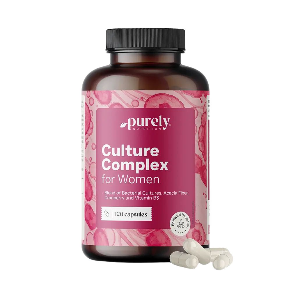 Purely | Frauen-Komplex mit mikrobiellen Kulturen -  120 Kapseln
