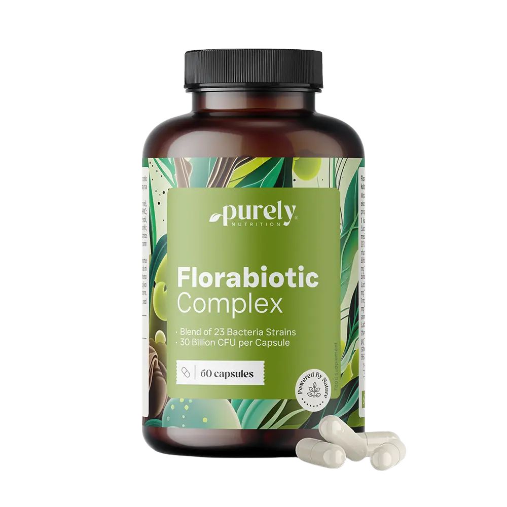 Purely | Florabiotic Complex – synbiotische Formel mit 30 Milliarden KBE - 60 Kapseln
