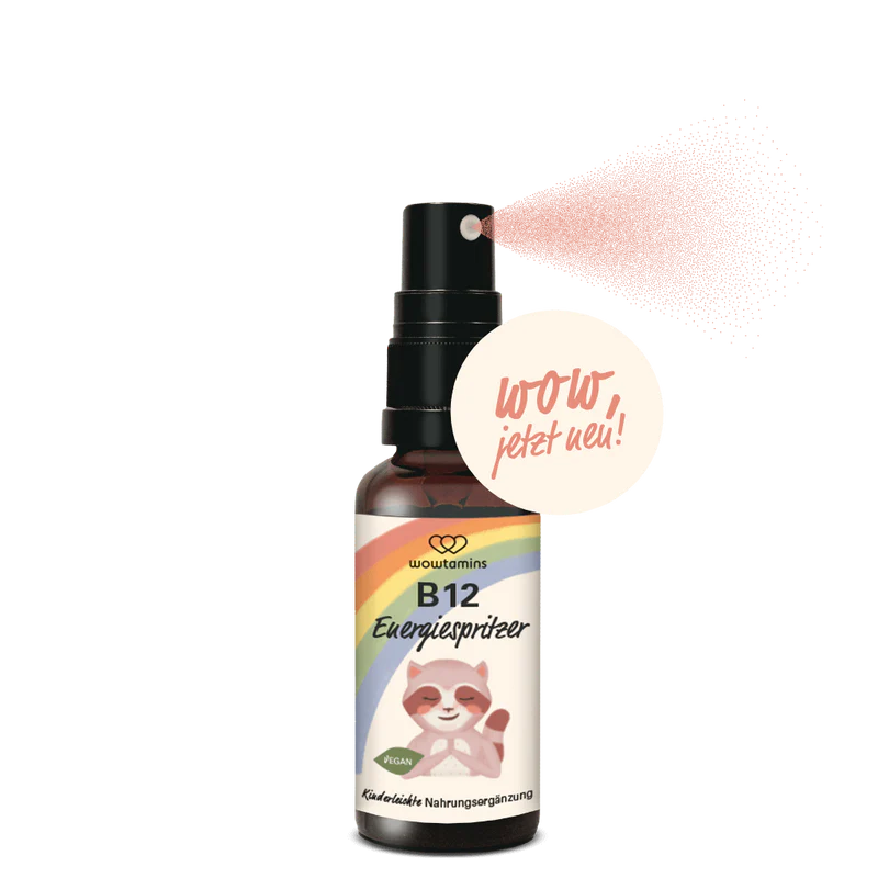 WOWTAMINS I Vitamin B12 Spray Energiespritzer I Kids