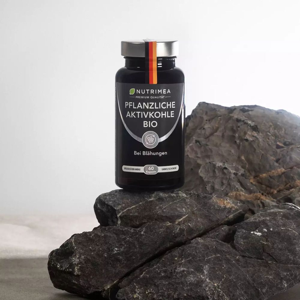Nutrimea | Rein Pflanzliche Aktivkohle BIO DETOX PURECOAL® – 60 Kapseln