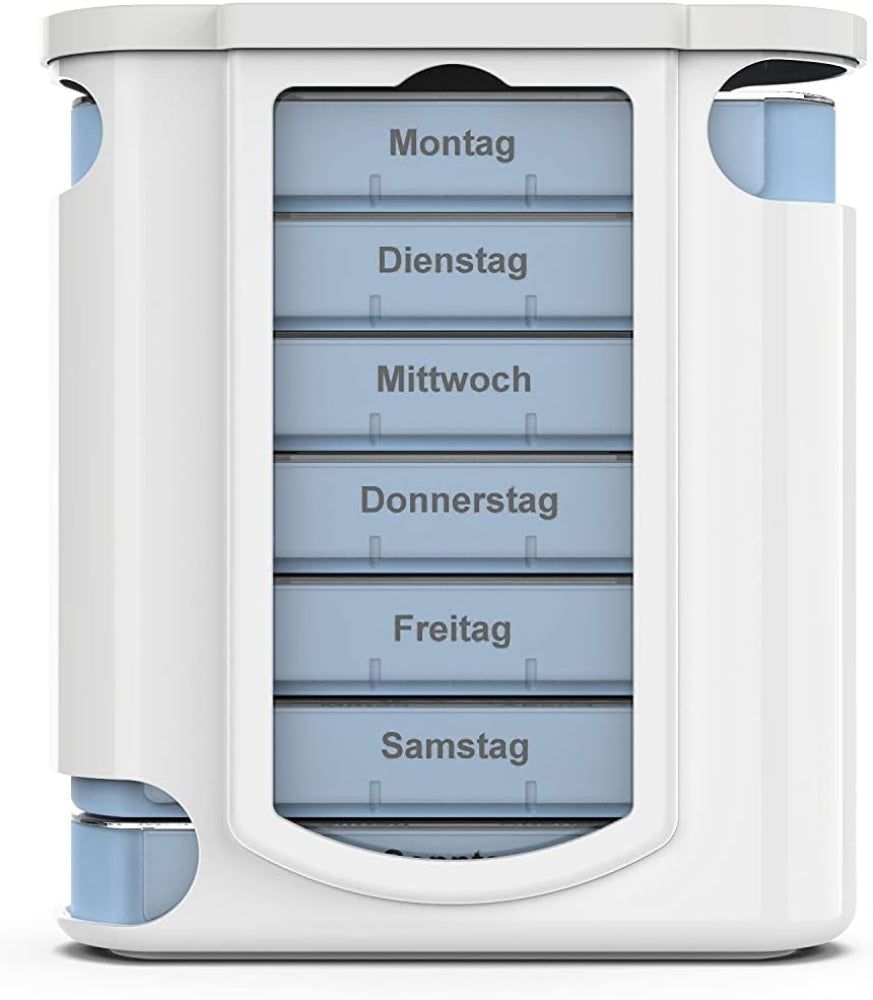 Haro | Pillenbox - Weiß - einfacher Wochendosiere