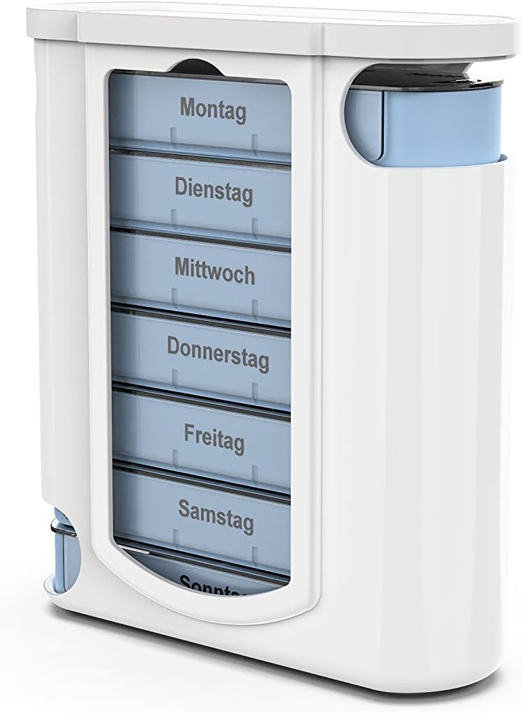 Haro | Pillenbox - Weiß - einfacher Wochendosiere