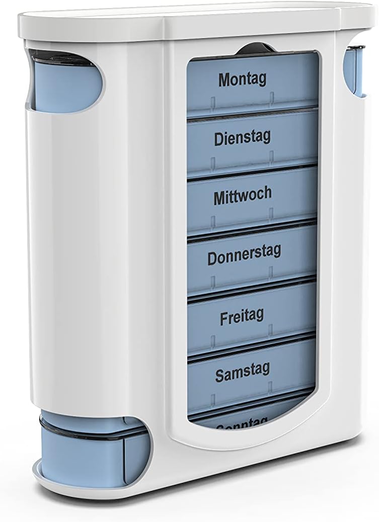 Haro | Pillenbox - Weiß - einfacher Wochendosiere