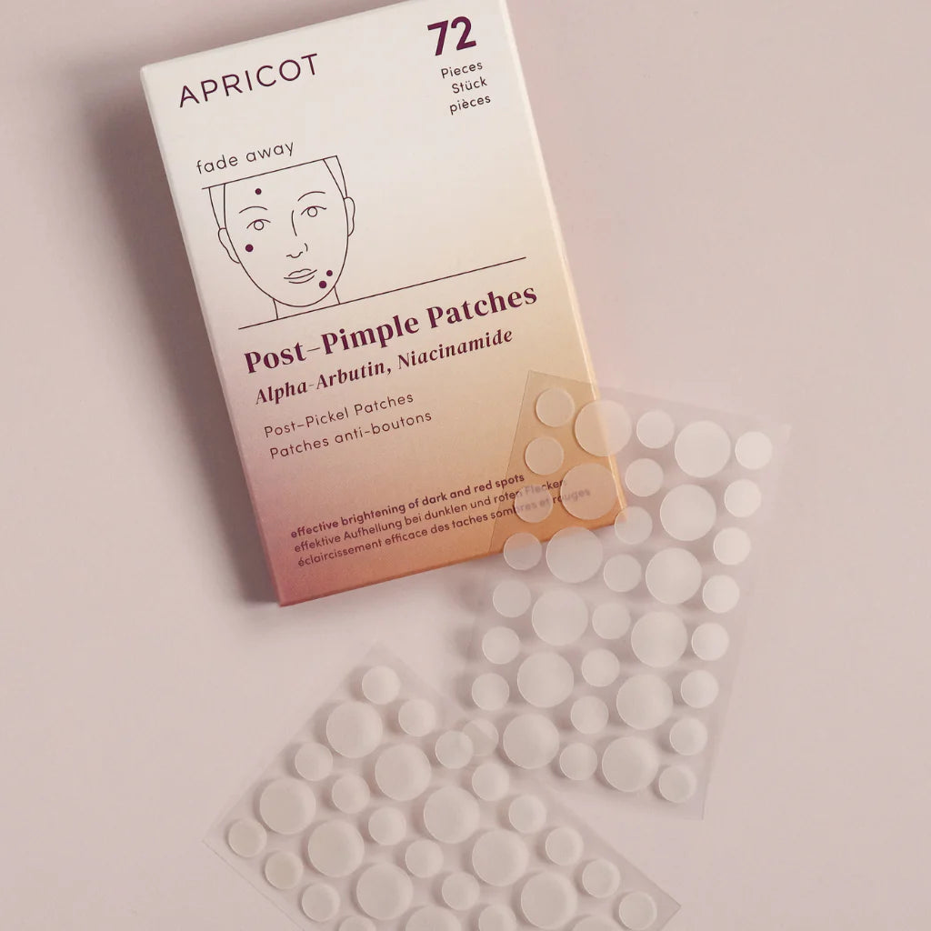 APRICOT I Post-Pickelpflaster – mit Alpha-Arbutin und Niacinamid – 72 stück