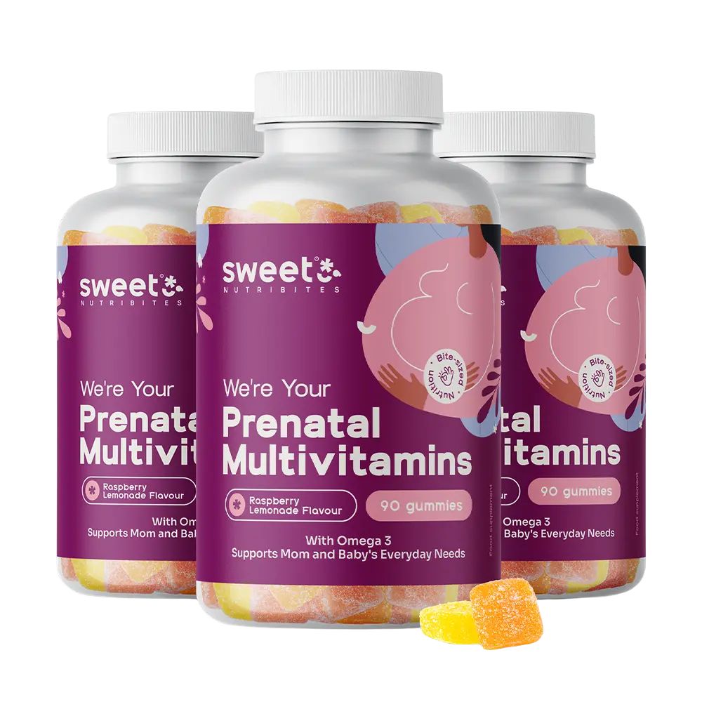 Sweet Nutribites | Pränatale Multivitamine mit Omega-3 - 90 Gummibonbons