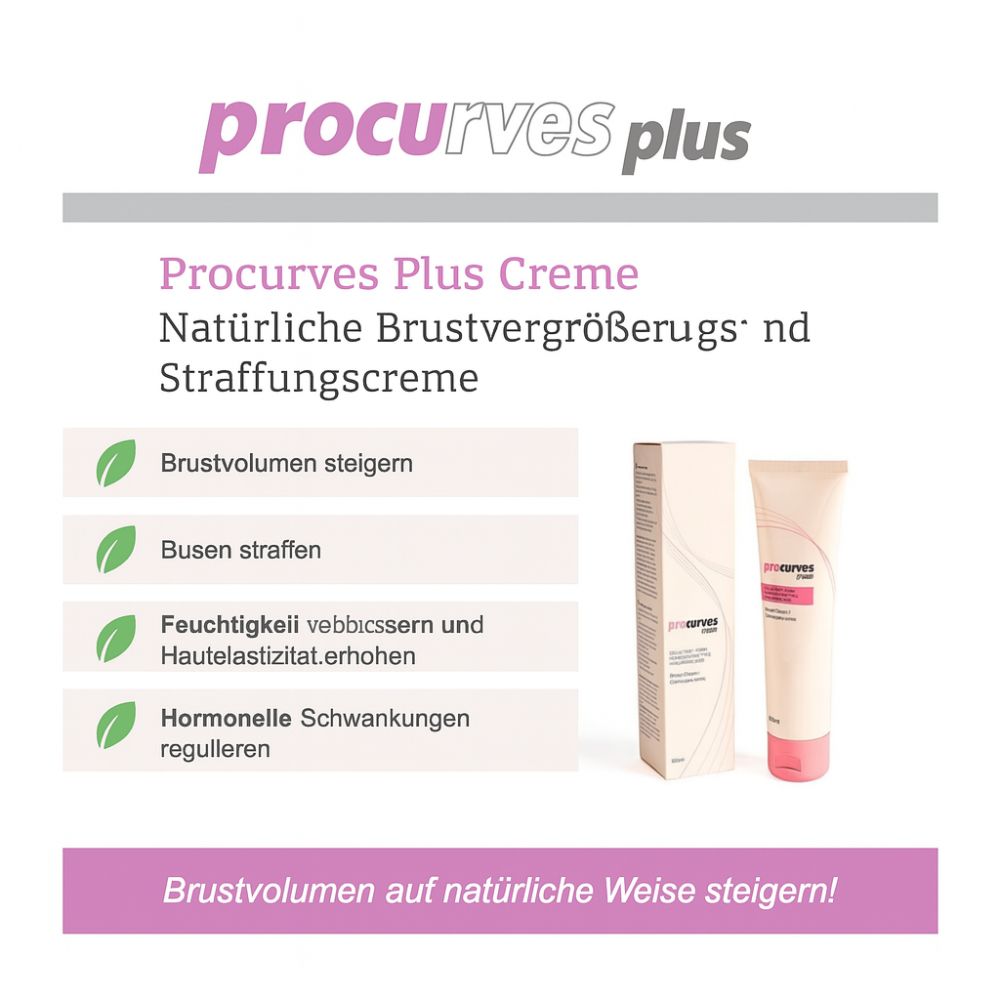 500Cosmetics | Procurves Cream - Brustcreme zur natürlichen Vergrößerung - 100ml