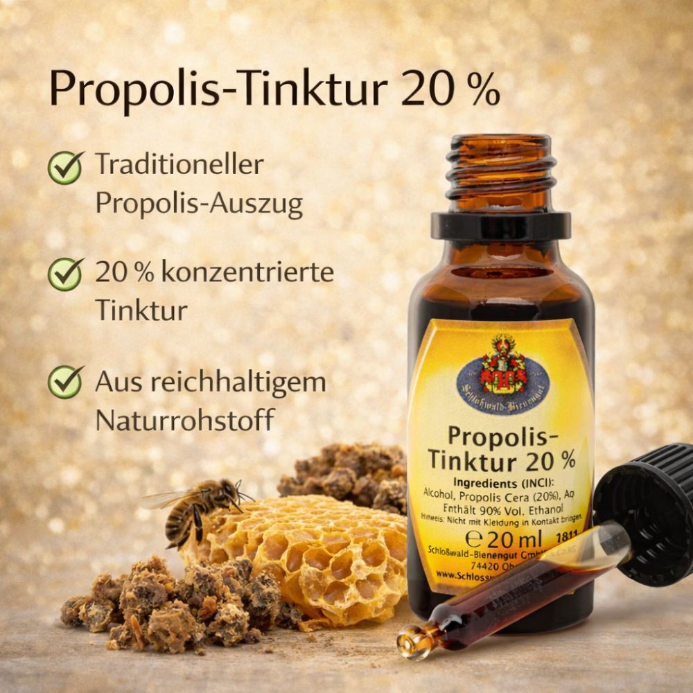 Schloßwald-Bienengut | Propolis-Tinktur 20% - 20ml