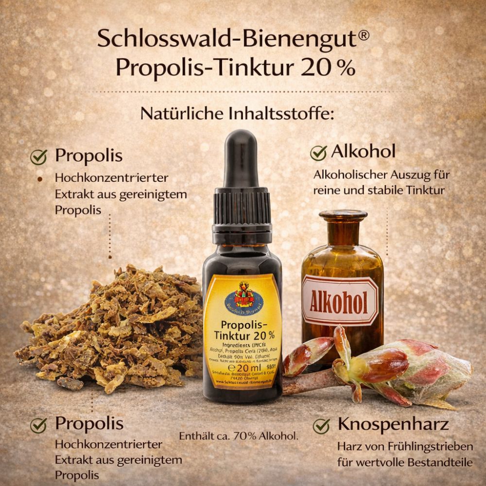 Schloßwald-Bienengut | Propolis-Tinktur 20% - 20ml