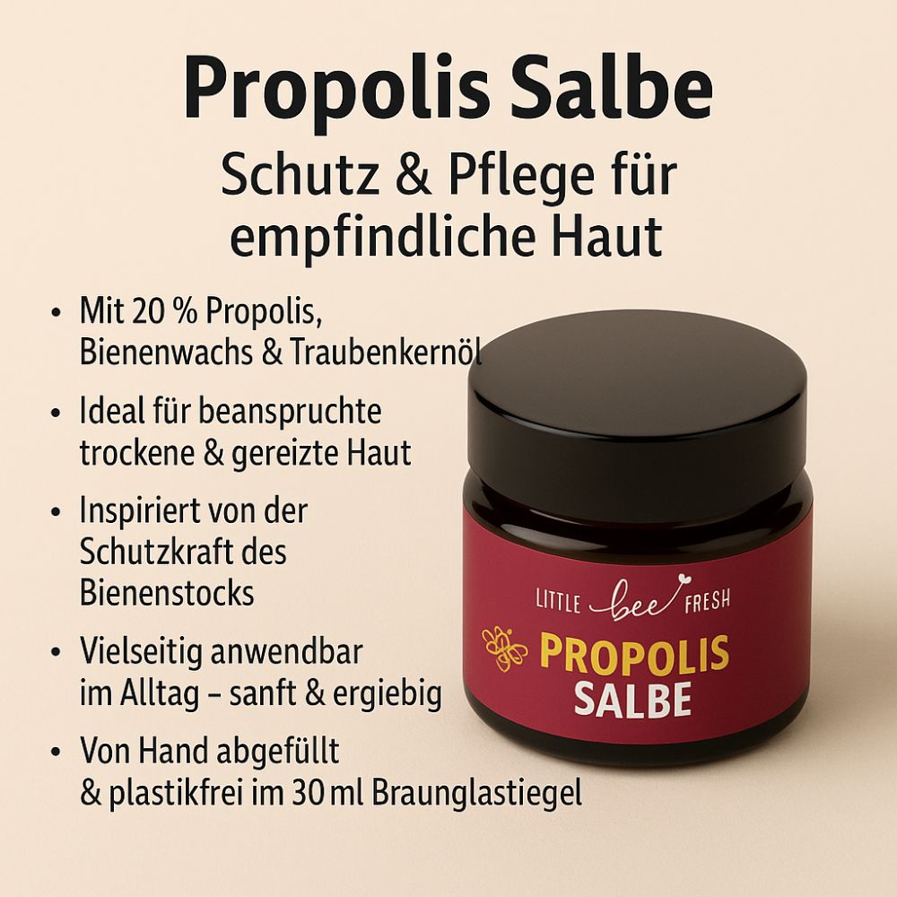 Little Bee Fresh | Propolis Salbe für wohltuender Schutz bei empfindlicher Haut - 30ml