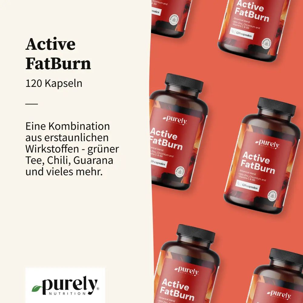Purely | Active FatBurn für Gewichtskontrolle - 120 Kapseln
