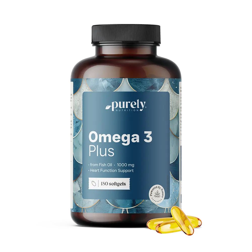 Purely | Omega-3 Plus 1000 mg - 180 Weichkapseln