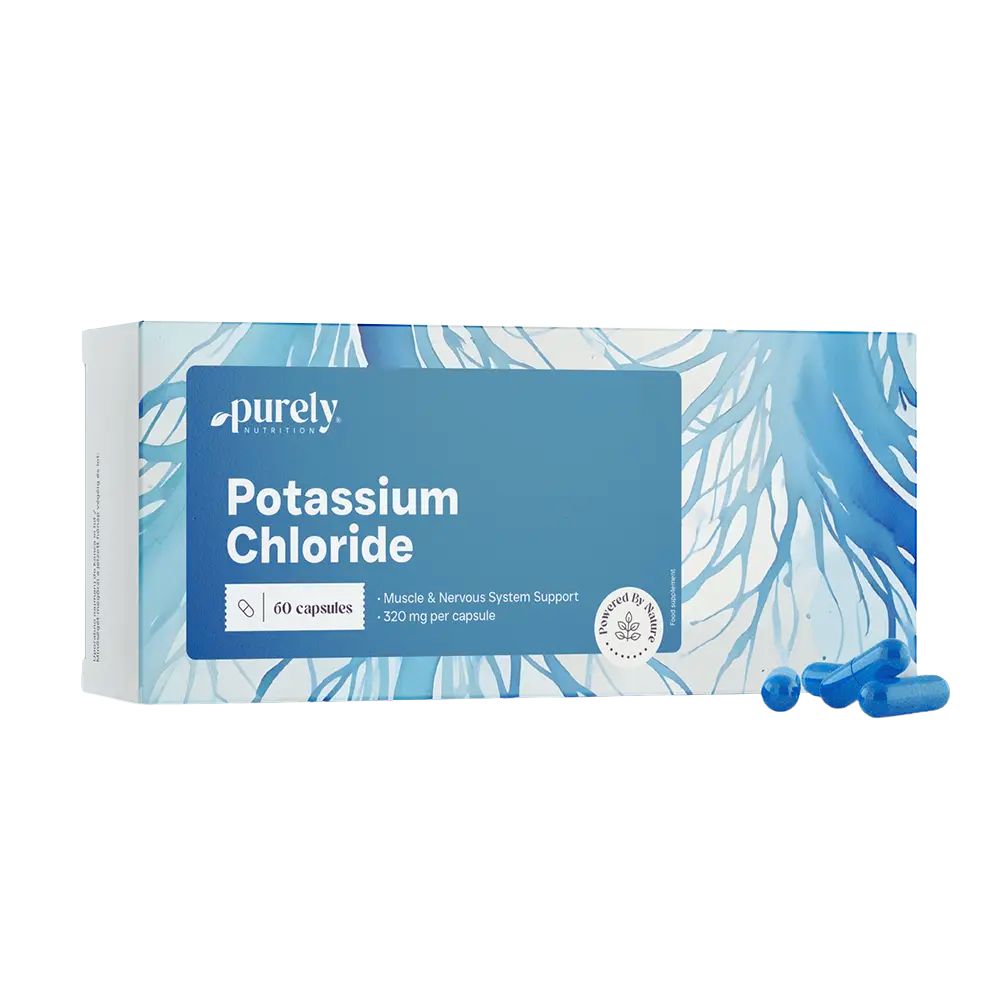 Purely | Potassium Chloride für die Körperliche Vitalität - 60 Kapseln