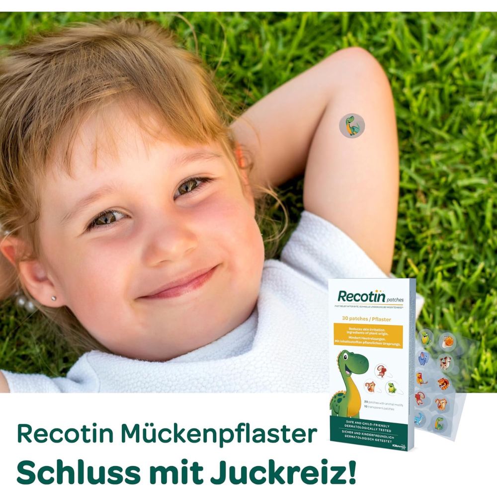 Novokill | Recotin Mückenpflaster – Natürliche Hilfe bei Insektenstichen - 30 St