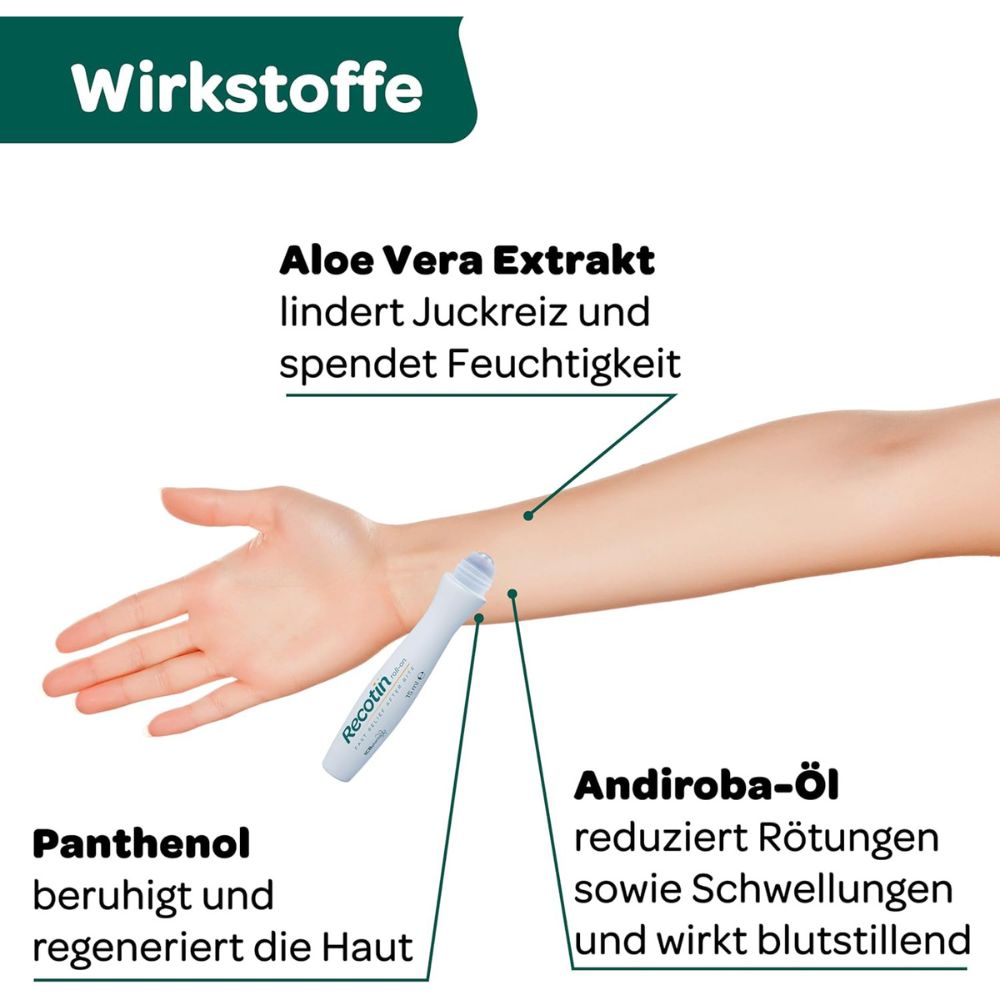 Novokill | Recotin Mückenstich Gel – Soforthilfe bei Insektenstichen und Hautreizungen - 20ml