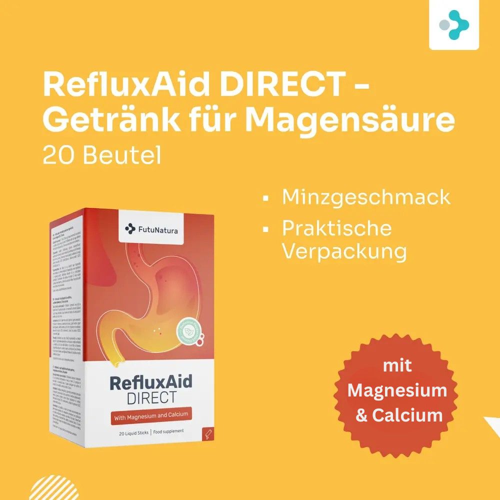 FutuNatura | RefluxAid DIRECT - Getränk für Magensäure - 20 Beutel