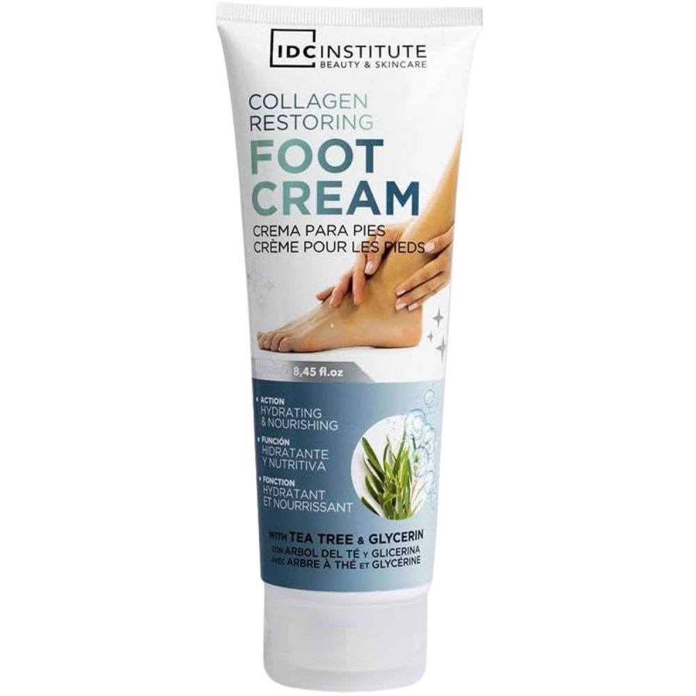 Idc Institute | Regenerierende Fußcreme mit Kollagen & Teebaumöl - 250 ml