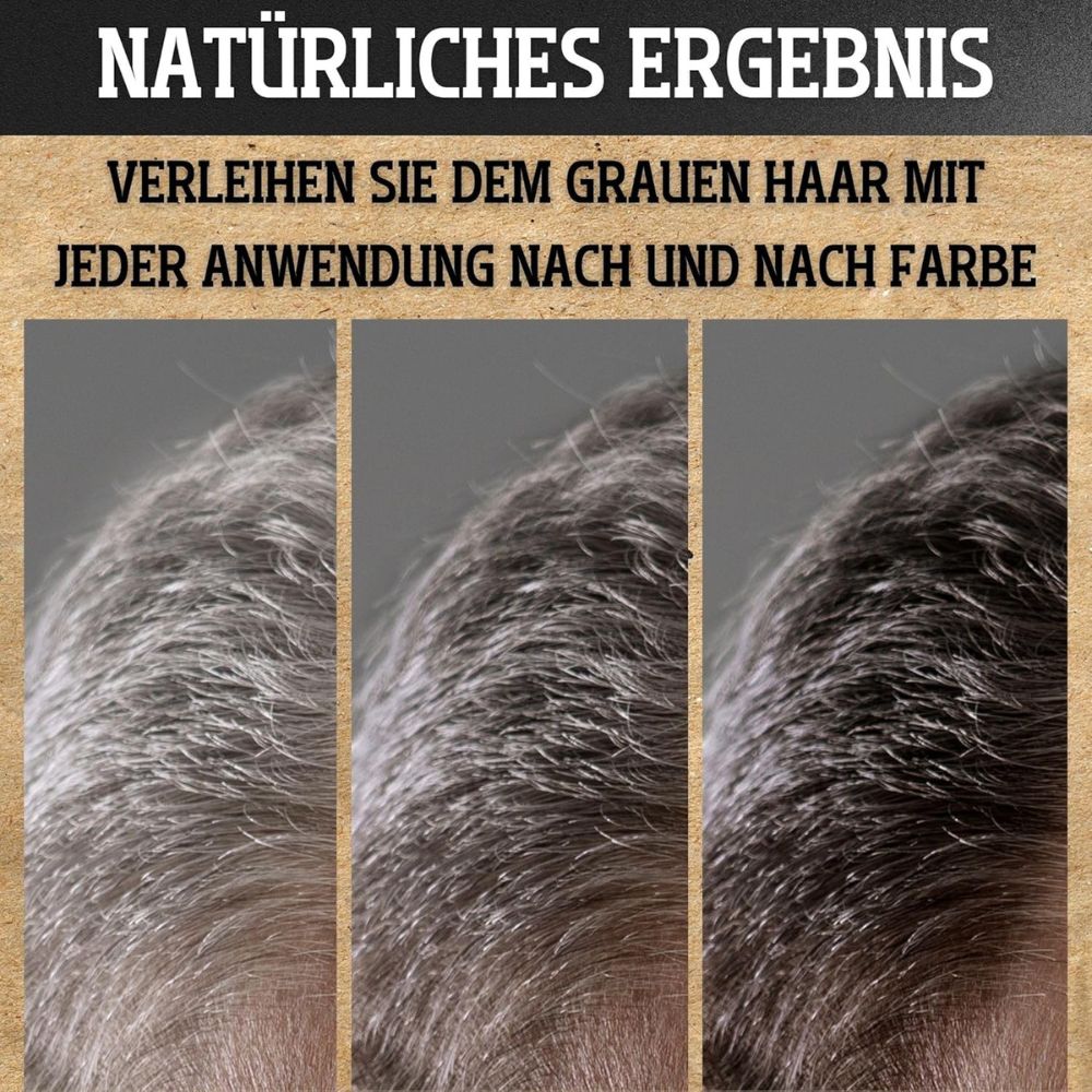 Mister33 | Repigmentierendes Shampoo - Männerpflege für graues Haar - 120 ml