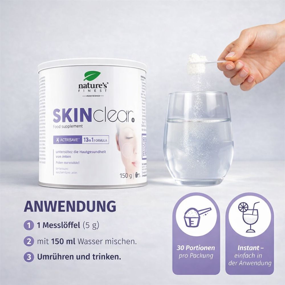Nature's Finest | SKINclear+ für die Hautgesundheit von innen
