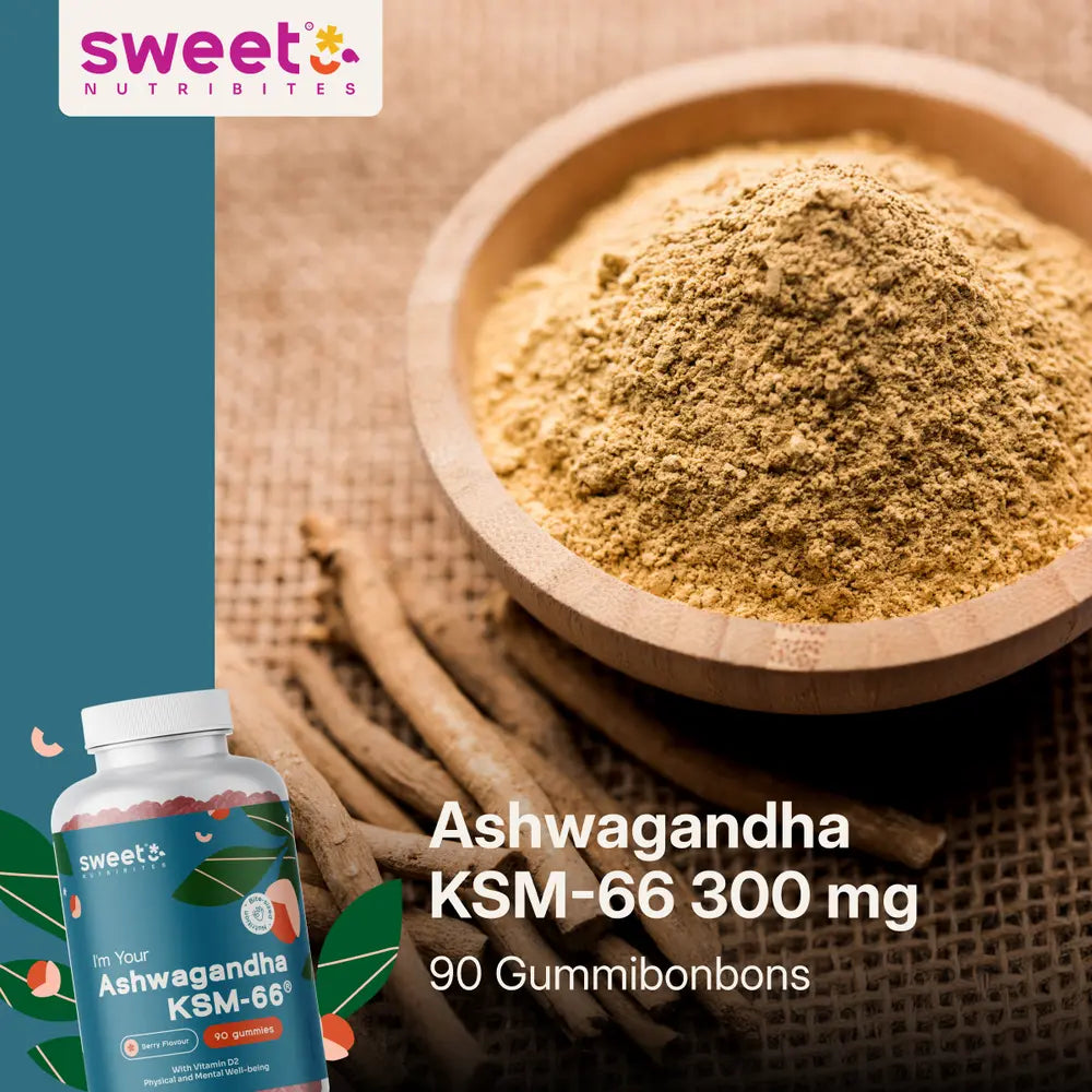 Sweet Nutribites | Ashwagandha KSM-66 300 mg - 90 Gummies