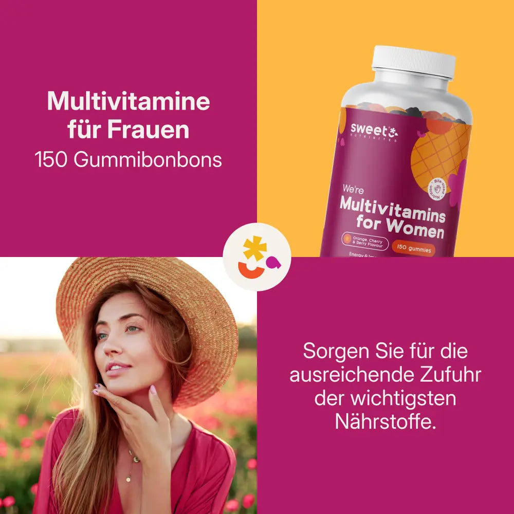 Sweet Nutribites | Multivitamine für Frauen - 150 Gummies