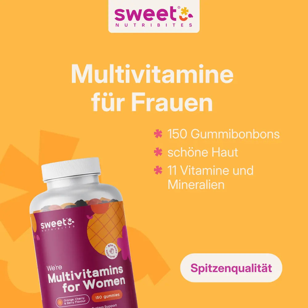 Sweet Nutribites | Multivitamine für Frauen - 150 Gummies