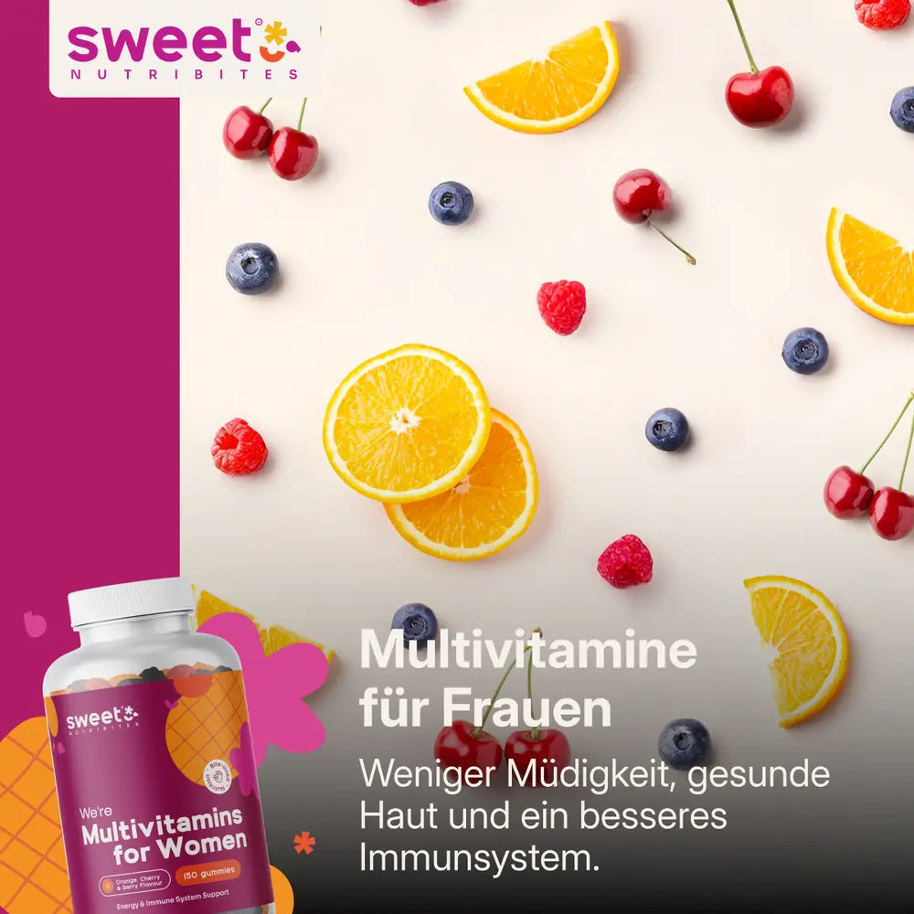 Sweet Nutribites | Multivitamine für Frauen - 150 Gummies