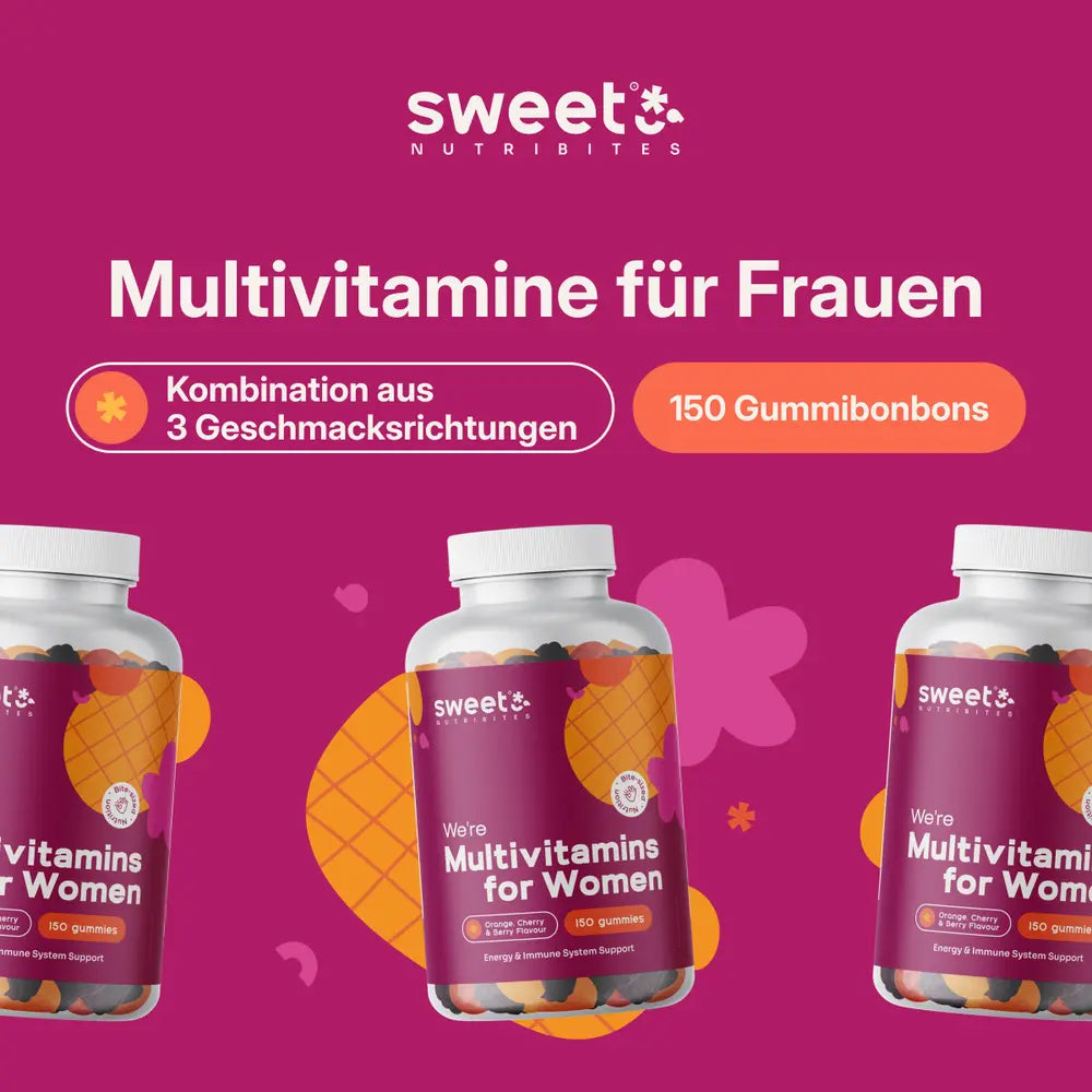 Sweet Nutribites | Multivitamine für Frauen - 150 Gummies