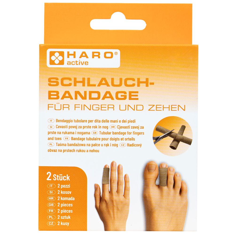 Haro | Schlauchbandage für Finger und Zehen - 2 Stück à 15 cm
