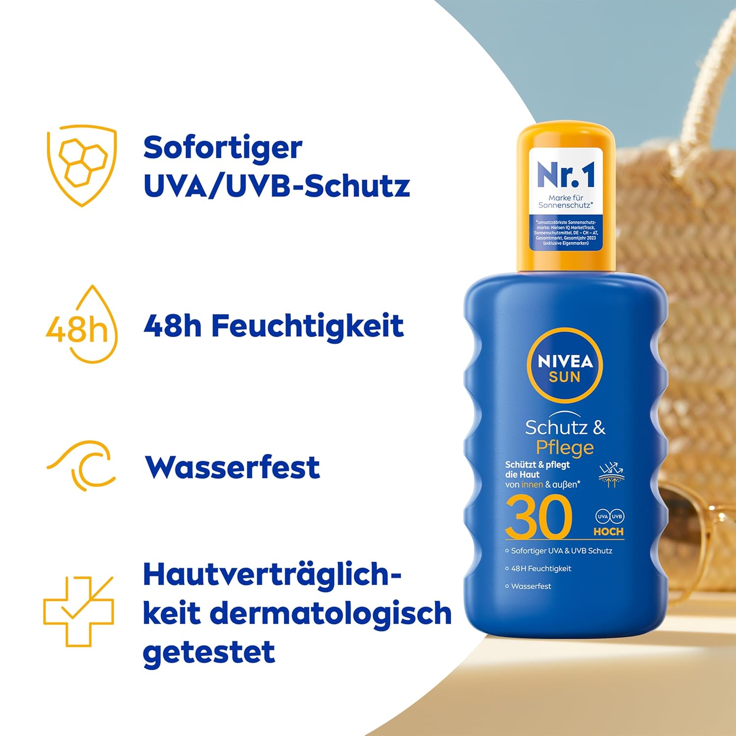 NIVEA SUN | Schutz & Pflege Sonnenspray LSF 30 - AKTION