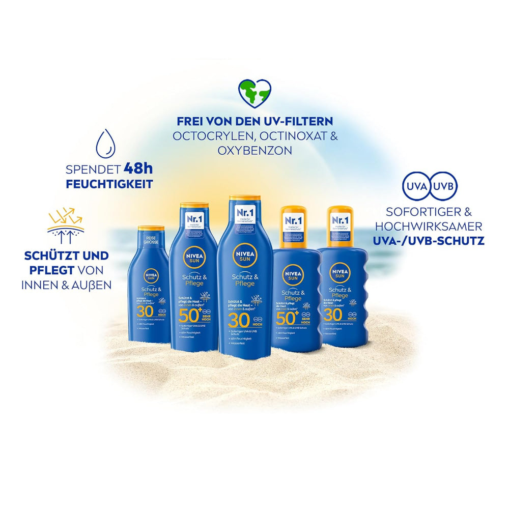 NIVEA SUN | Schutz & Pflege Sonnenmilch LSF 30