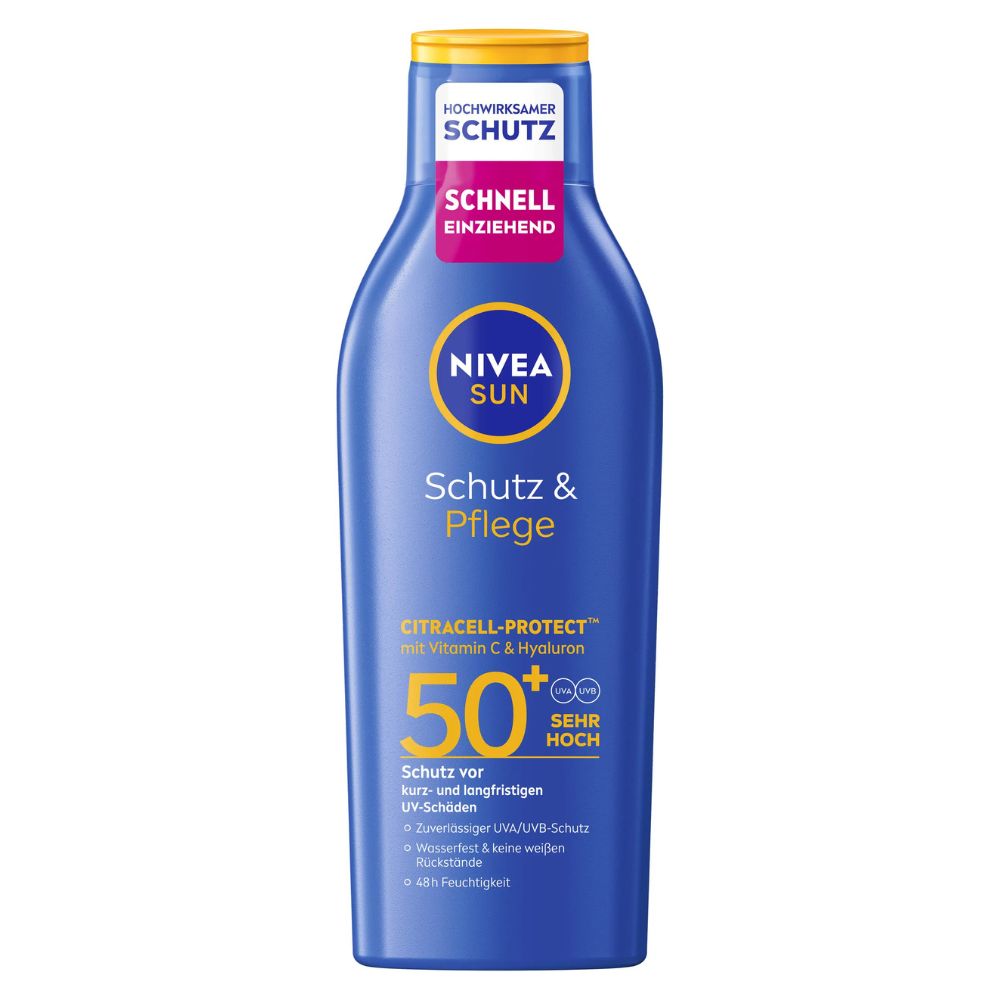 NIVEA SUN | Schutz & Pflege Sonnenlotion LSF 50 mit CitraCell-Protect™ - 200 ml