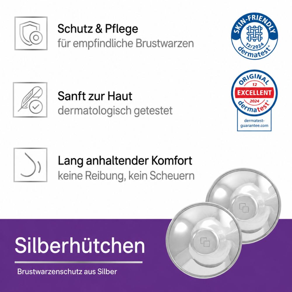 COVERbasics | Silberhütchen für wunde Brustwarzen
